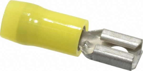 Wire Disconnect: Female, Yellow, Nylon,